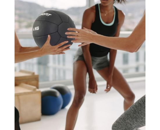 ENERO FIT 4KG sintētiskās ādas medicīnas bumba Pildbumba 