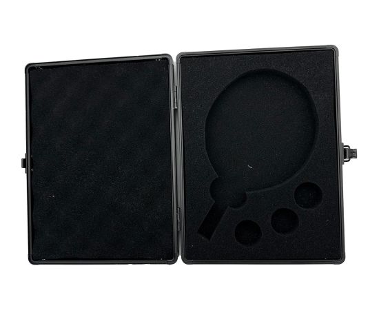 Galda tenisa raketes un 3 bumbiņu maciņš JOOLA ALU LASER BLACK Galda teniss