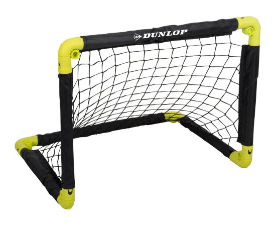2 FUTBOLA VĀRTU KOMPLEKTS AR TĪKLU 55x44x44CM DUNLOP Futbolam