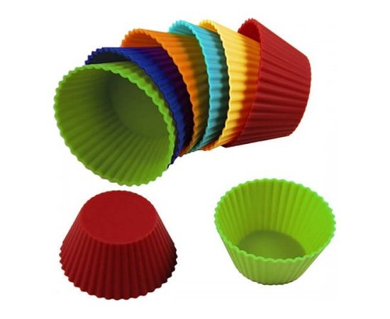 12 silikona kēksiņu formiņu komplekts, MR 1177, Maestro Citi virtuves piederumi