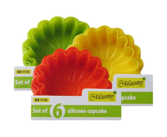 MAESTRO MR 1176 Keksiņu formiņas. 6gb, silikons Citi virtuves piederumi