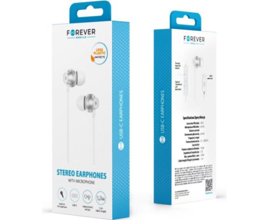 Forever EP-02 Vadu Austiņas USB-C Austiņas