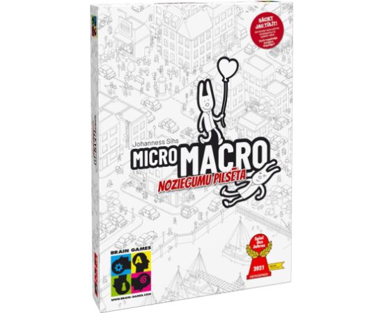 Brain Games MicroMacro: Убийства в городе Настольная игра Galda spēles