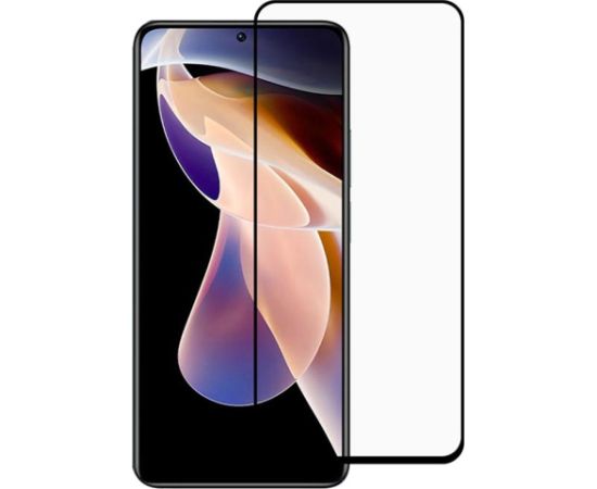 Fusion full glue 5D защитное стекло для экрана Xiaomi Redmi Note 13 5G черное Защитная пленка для экрана