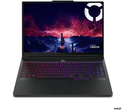 Lenovo Legion Pro 7 16AFR10H Eclipse Black 16 " OLED WQXGA 2560 x 1600 pixels Glossy AMD Ryzen 9 9955HX3D 32 GB SO-DIMM DDR5 Solid-state drive capacity 2000 GB NVIDIA GeForce RTX 5080 GDDR7 16 GB Windows 11 Home 802.11be Bluetooth version 5.4 Keyboard lan Portatīvie datori