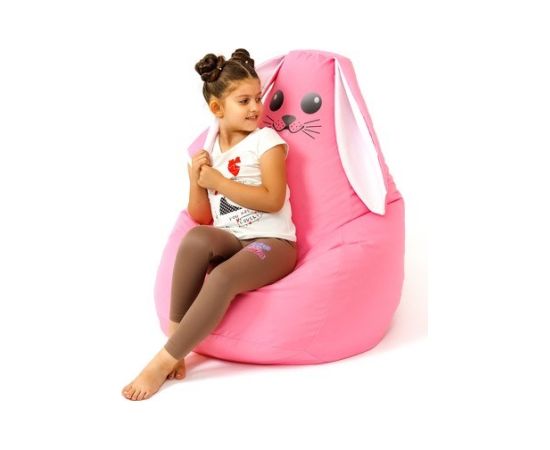 Go Gift Sako bag pouf Rabbit pink L 105 x 80 cm Sēžammaisi un pufi