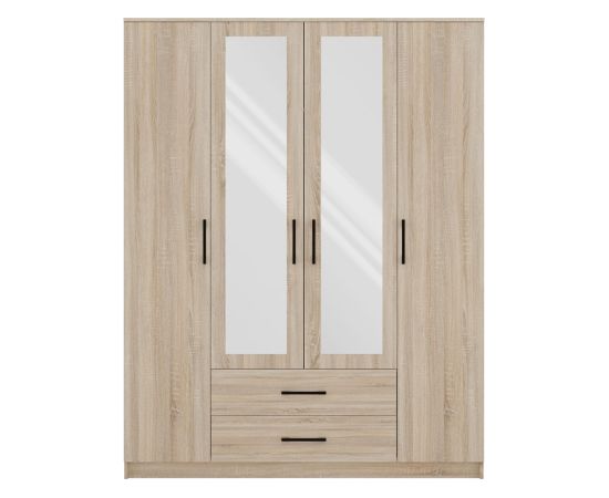 Top E Shop Topeshop ROMANA 160 SON bedroom wardrobe/closet 11 shelves 4 door(s) Oak Шкафы