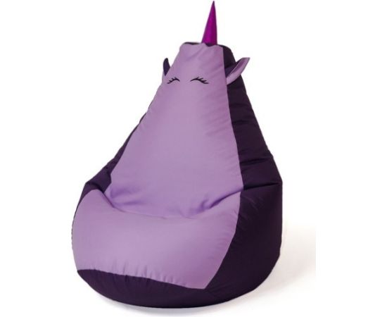 Go Gift Sako bag pouffe Unicorn purple-light purple L 105 x 80 cm Sēžammaisi un pufi