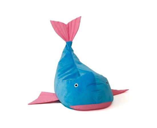 Go Gift Sako bag pouffe Whale blue-pink L 110 x 80 cm Sēžammaisi un pufi