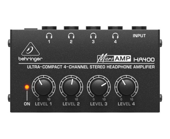 Behringer HA400 - ultra-Compact 4-Channel Stereo Headphone Amplifier Aудио-видео