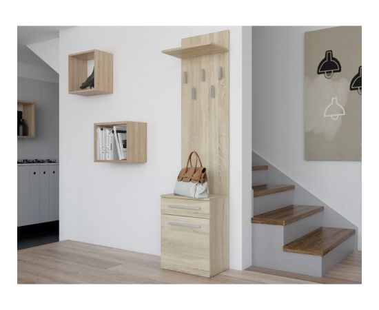 Top E Shop Topeshop DUO WIESZAK SONOMA clothing hanger Oak Jaunumi -Dārzam