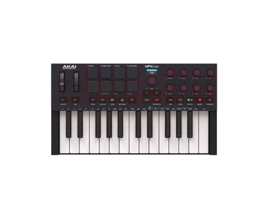 AKAI MPK Mini MK4 - MIDI controller / control keypad, black Mūzikas instrumenti