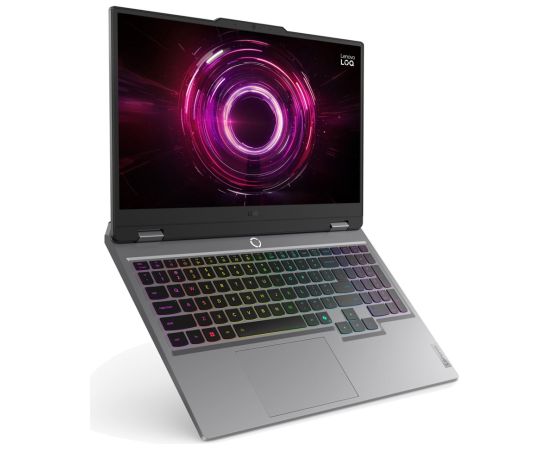 Lenovo LOQ 15AHP10 Ryzen 5 220 15.6" FHD IPS 300nits 144Hz AG 32GB DDR5 5600 SSD512 GeForce RTX 5050 8GB 60Wh NoOS Luna Grey Portatīvie datori