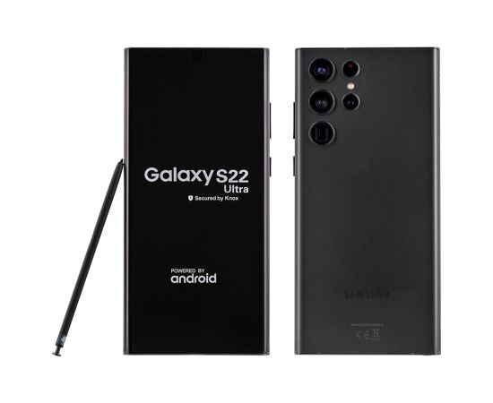 Samsung Galaxy S22 Ultra SM-S908B 17.3 cm (6.8") Dual SIM Android 12 5G USB Type-C 12 GB 512 GB 5000 mAh Black Remade / Refurbished Mobilie telefoni