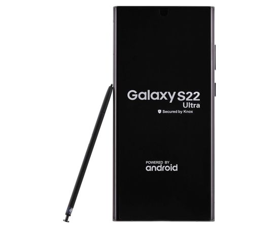 Samsung Galaxy S22 Ultra SM-S908B 17.3 cm (6.8") Dual SIM Android 12 5G USB Type-C 8 GB 128 GB 5000 mAh Black Remade / Refurbished Mobilie telefoni