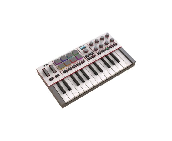 AKAI MPK Mini MK4 - MIDI controller / control keypad, white Mūzikas instrumenti