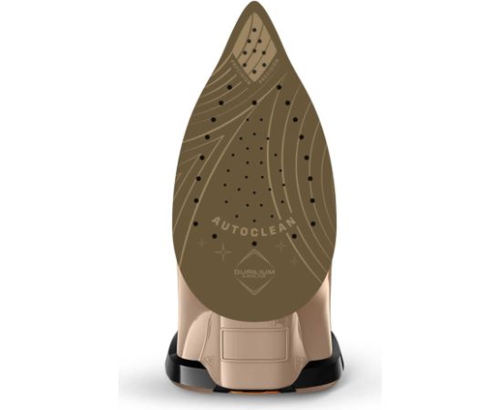 Tefal Ultimate Pure FV9852E0 iron Dry & Steam iron Durilium AirGlide Autoclean soleplate 3200 W Black, Copper Gludekļi un sistēmas