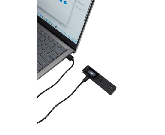 AIWA digitālais balss ierakstītājs, 16 GB, melns - DVR-A400 Diktafoni