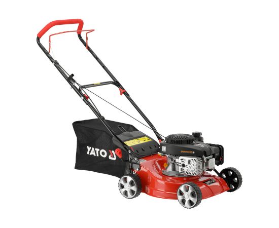 Benzīna zāles pļāvējs YATO YT-85520, 41 cm, 2,86 kW jauda, 7 pakāpju augstuma regulēšana Zāles pļāvēji