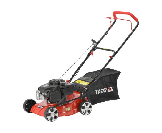 Benzīna zāles pļāvējs YATO YT-85520, 41 cm, 2,86 kW jauda, 7 pakāpju augstuma regulēšana Zāles pļāvēji