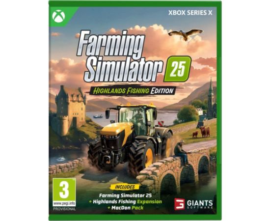 Giant XSX Farming Simulator 25:Highlands Fishing Edition Xbox spēles