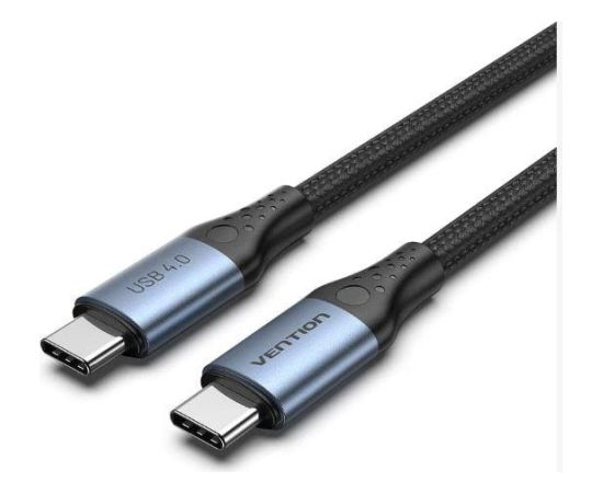 CABLE USB-C BRAIDED/1M GRAY TAVHF VENTION Data USB kabeļi