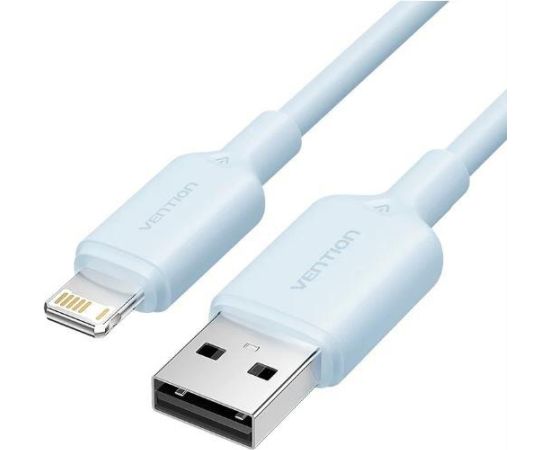 CABLE USB2.0 TO LIGHTNING/1M BLUE LAMSF VENTION Data USB kabeļi