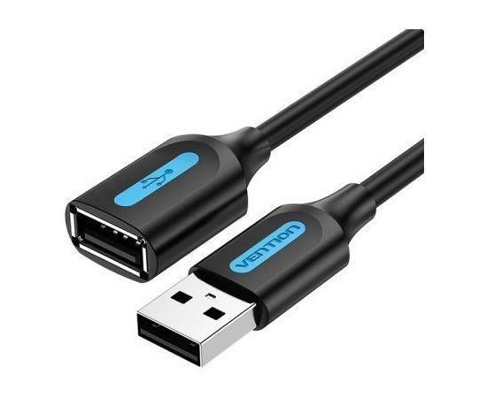 CABLE USB2.0 MALE TO FEMALE/0.5M BLACK CBIBD VENTION Дата USB-кабели