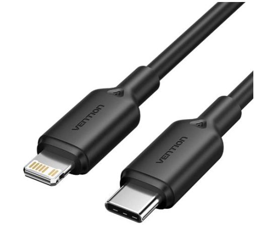 CABLE USB-C TO LIGHTNING/2M BLACK LAKBH VENTION Дата USB-кабели