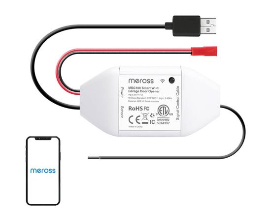 Meross MSG100HK smart garage door switch (HomeKit) Viedie slēdži