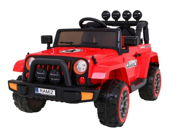 Pojazd Terenowy Full Time 4WD Czerwony Jaunumi, Bērnu preces
