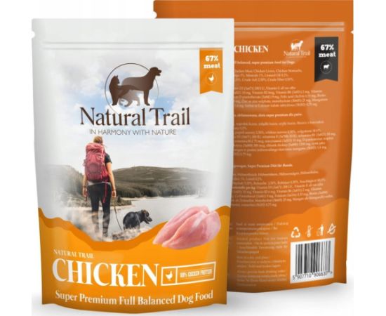 Natural Trail NATURAL TRAIL Dog  Chicken saszetka 500g Suņu barība