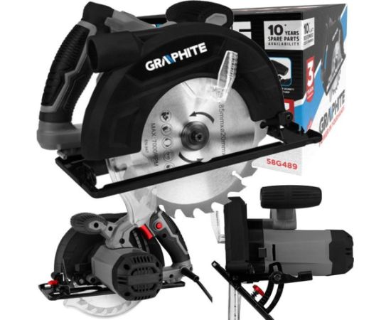 Pilarka tarczowa Graphite 58G489 1200 W 185 mm Jaunumi -Dārzam