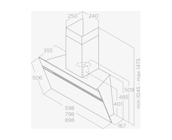 Elica STRIPE @ WH/A/60 Jaunumi Sadz. tehnika