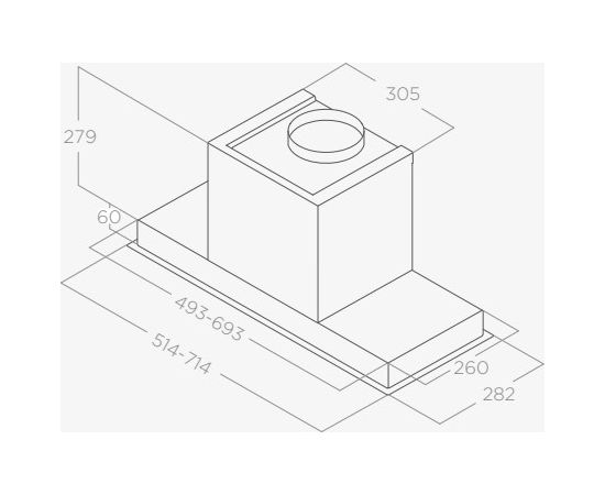 Elica HIDDEN ADV PLUS @ BLGL/A/72 Jaunumi Sadz. tehnika