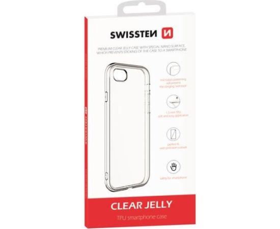 Swissten Clear Jelly Back Case 1.5 mm Aizmugurējais Silikona Apvalks Priekš Samsung G970 Galaxy S10e Caurspīdīgs Neoriģinālie Maciņi