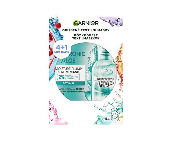 Garnier Party Mix Mask Set - Sada textilních pleťových masek Духи и косметика