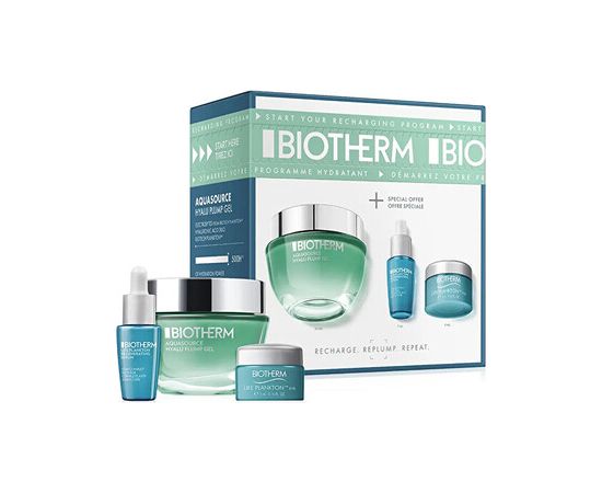 Biotherm Aquasource Hyalu Plump Gel Set - Dárková sada pleťové péče Smaržas - NESAKĀRTOTS