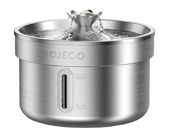Stainless steel fountain / drinker for dog and cat 2l Rojeco Viedās iekārtas un piederumi