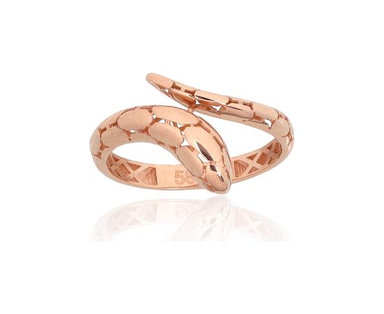 Zelta gredzens #1101154(Au-R), Sarkanais Zelts 585°, Izmērs: 18.5, 2.03 gr. Sieviešu