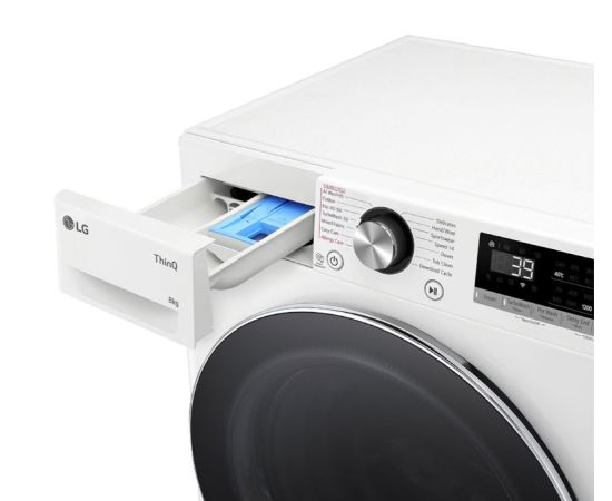 LG F2WR708S3W 8kg 1200rpm Steam Direct Drive Wi-Fi Стиральные машины