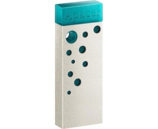 Apacer USB flash disk, USB USB 2.0, 32GB, AH11J, Turquoise green, AP32GAH11JG-1, USB A Новинки Компьютерная техника