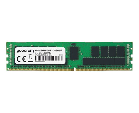 GoodRam DDR3L, 8 GB, 1600 MHz, CL11 (W-MEM1600R3D48GLV) Jaunumi - Datori