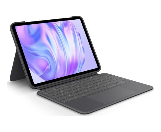 Logitech Combo Touch Keyboard and folio Case Apple iPad Pro 11" M4 Graphite Jaunumi Sadz. tehnika
