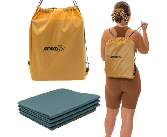 Korķa salokāms jogas paklājiņš 183x61x0,4cm ENERO FIT Vingrošanas paklājiņi