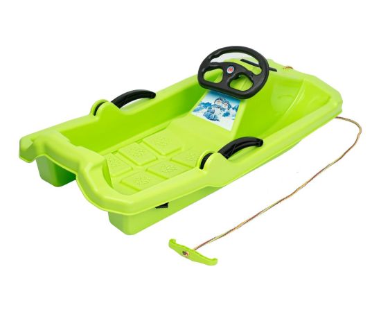 Enero PLASTMASAS RAGAVAS AR BREMZI UN STŪRI ADAŚ 84x43x25CM ZAĻAS Ragavas 