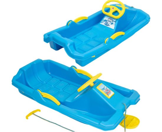 Enero PLASTMASAS RAGAVAS AR BREMZI UN STŪRI ADAŚ 84x43x25CM ZILAS Ragavas 