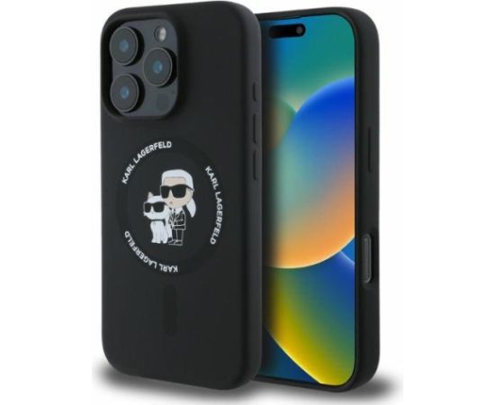 Karl Lagerfeld KLHMP16LSCMKCRHK Aizmugurējais Apvalks priekš Apple iPhone 16 Pro Neoriģinālie Maciņi