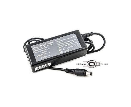 Зарядное устройство TO60F6330 для ноутбуков Toshiba 19V / 3.16A / 60W Зарядки для ноутбуков