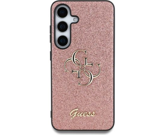 Guess Fixed Glitter Big 4G Case Aizsargapvalks Priekš Samsung Galaxy S25 Neoriģinālie Maciņi